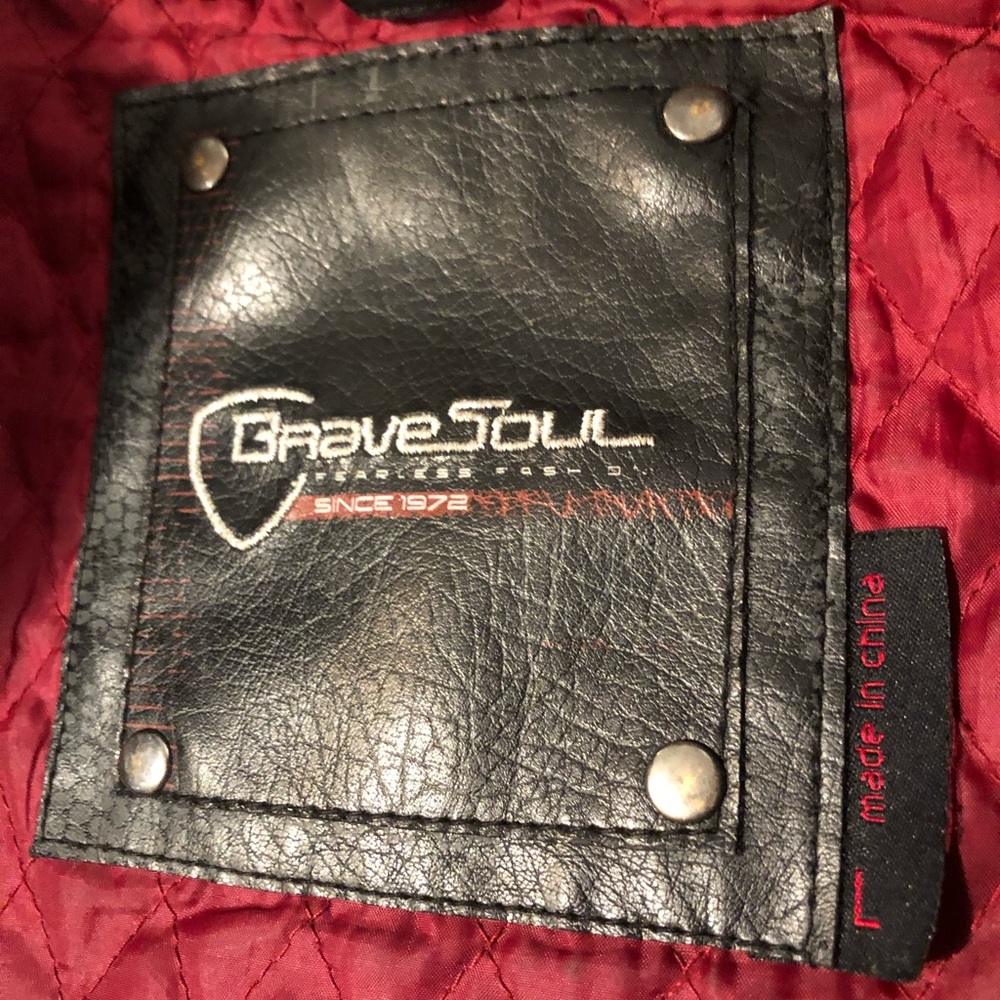 Fake Leather Jacket - image 4